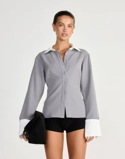 Geneva Top (Cloudy)*CHARCOAL CLOTHING Fashion