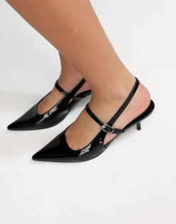 Gerta Heels (Black Patent) - By*Billini Best