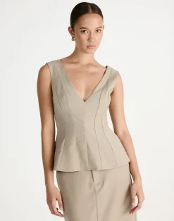 Giana Top (Dusty Sage)*CHARCOAL Best