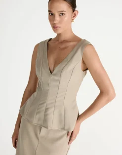 Giana Top (Dusty Sage)*CHARCOAL Best
