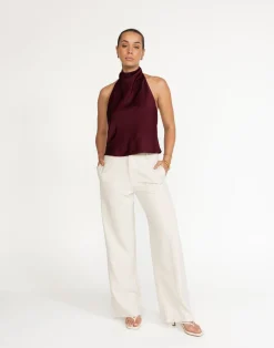 Gilda Top (Plum)*CHARCOAL Clearance