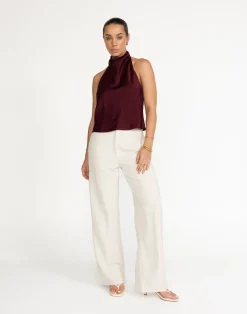 Gilda Top (Plum)*CHARCOAL Clearance