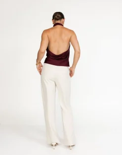 Gilda Top (Plum)*CHARCOAL Clearance