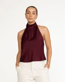 Gilda Top (Plum)*CHARCOAL Clearance