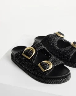 Gisella Slides (Black)  - By*BILLINI Fashion
