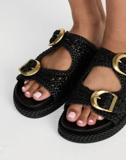 Gisella Slides (Black)  - By*BILLINI Fashion