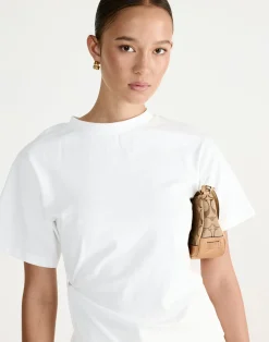 Goldie Top (White)*CHARCOAL Clearance