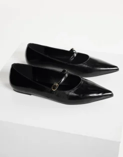 Harriette Ballet Flat (Black Shine)  - By*BILLINI Fashion