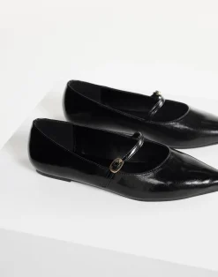 Harriette Ballet Flat (Black Shine)  - By*BILLINI Fashion