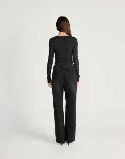 Harvest Long Sleeve Top (Black)*CHARCOAL CLOTHING Online