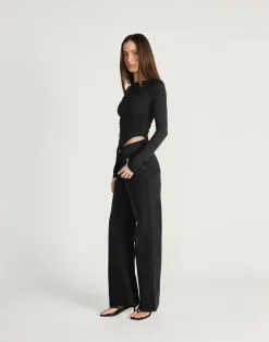 Harvest Long Sleeve Top (Black)*CHARCOAL CLOTHING Online