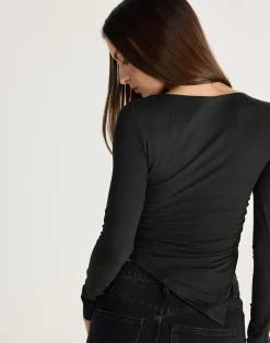 Harvest Long Sleeve Top (Black)*CHARCOAL CLOTHING Online