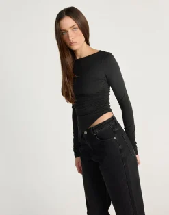 Harvest Long Sleeve Top (Black)*CHARCOAL CLOTHING Online