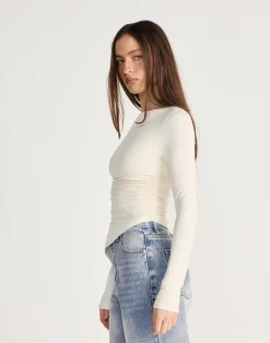 Harvest Long Sleeve Top (Oat)*CHARCOAL CLOTHING Outlet