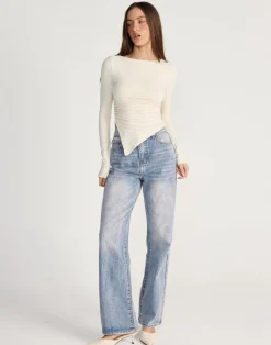 Harvest Long Sleeve Top (Oat)*CHARCOAL CLOTHING Outlet