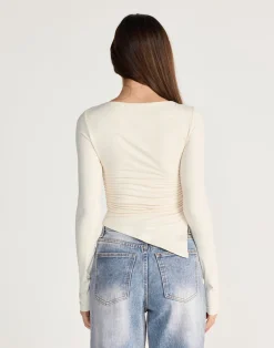 Harvest Long Sleeve Top (Oat)*CHARCOAL CLOTHING Outlet