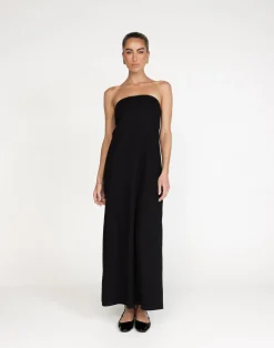 Hati Maxi Dress (Black)*CHARCOAL Hot