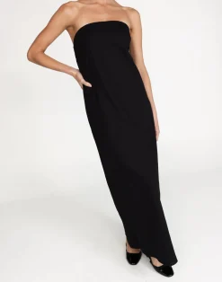 Hati Maxi Dress (Black)*CHARCOAL Hot