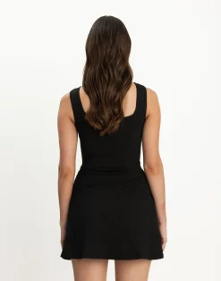 Heatwave Mini Dress (Black)*CHARCOAL CLOTHING Hot