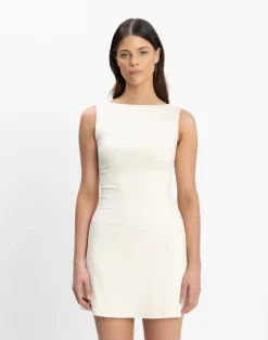 Heatwave Mini Dress (Oat)*CHARCOAL CLOTHING Hot