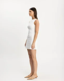Heatwave Mini Dress (White)*CHARCOAL CLOTHING Sale