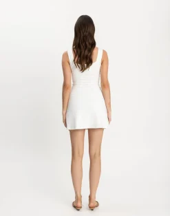 Heatwave Mini Dress (White)*CHARCOAL CLOTHING Sale