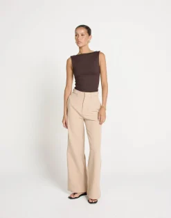 Heatwave Top (Chocolate)*CHARCOAL CLOTHING Outlet