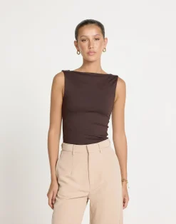 Heatwave Top (Chocolate)*CHARCOAL CLOTHING Outlet