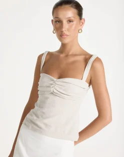 Helga Top (Latte)*CHARCOAL CLOTHING Clearance