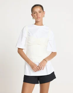 Helga Top (White)*CHARCOAL CLOTHING Hot