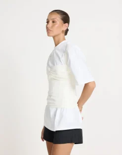 Helga Top (White)*CHARCOAL CLOTHING Hot