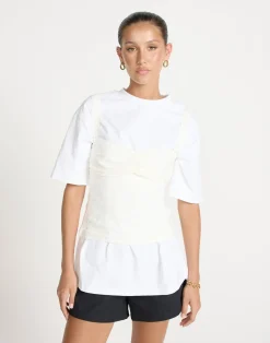 Helga Top (White)*CHARCOAL CLOTHING Hot