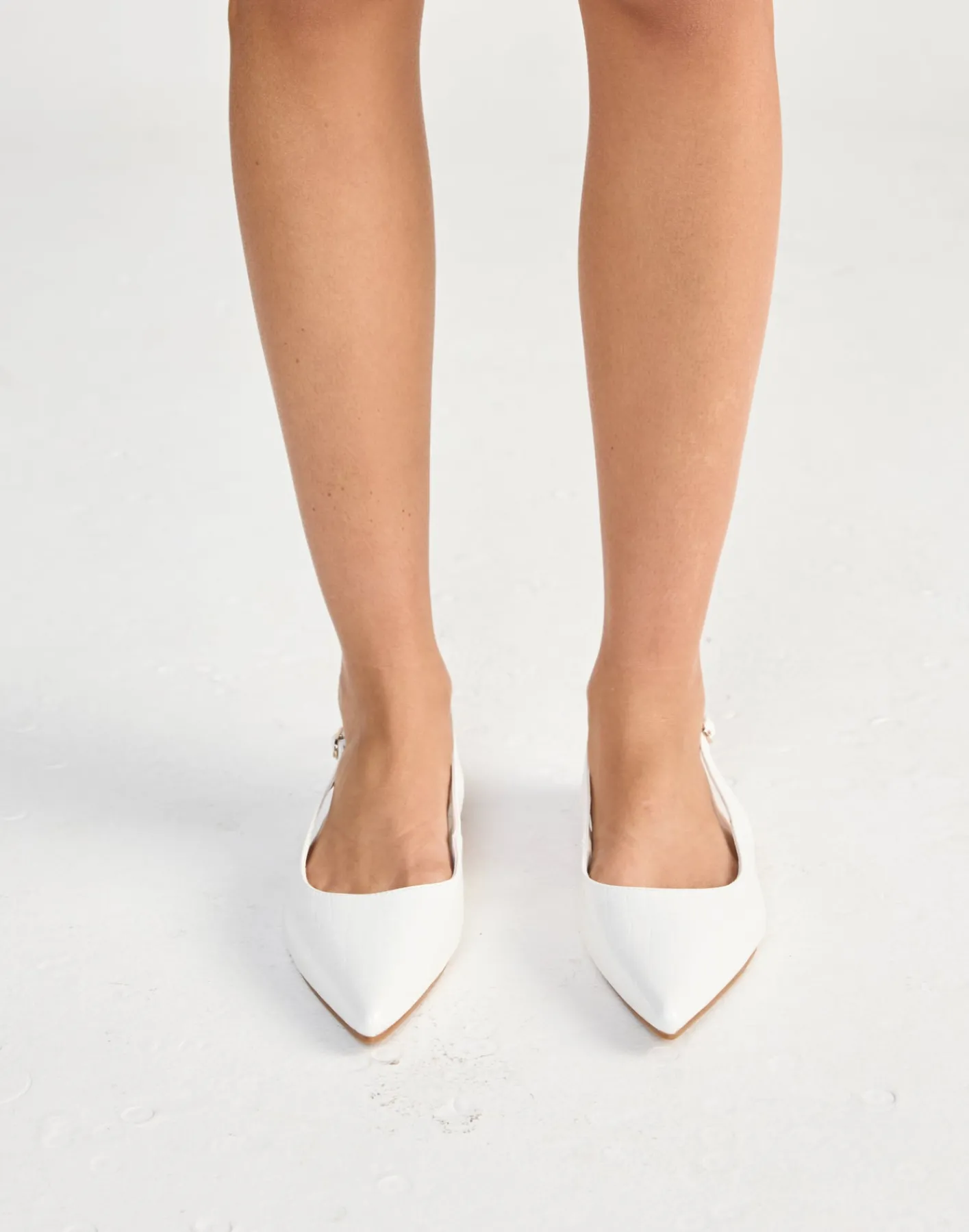 Henna Flats (White Patent Croc) - By*Billini Discount