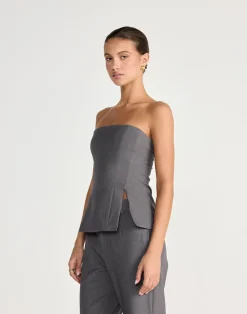 Hollis Top (Slate)*CHARCOAL CLOTHING Discount