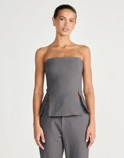Hollis Top (Slate)*CHARCOAL CLOTHING Discount