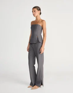 Hollis Top (Slate)*CHARCOAL CLOTHING Discount