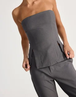 Hollis Top (Slate)*CHARCOAL CLOTHING Discount