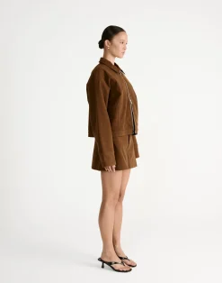 Houston Jacket (Tan)*CHARCOAL Fashion