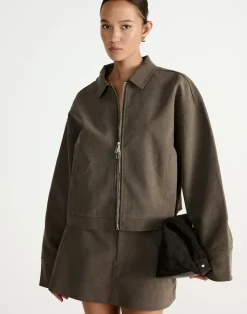 Houston Jacket (Warm Grey)*CHARCOAL Hot
