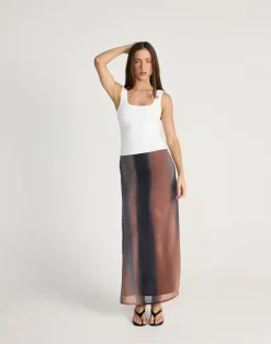 Hunter Maxi Skirt (Bittersweet)*CHARCOAL CLOTHING Sale