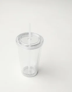 Iced Drink Tumbler (Clear)*CHARCOAL Fashion