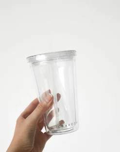 Iced Drink Tumbler (Clear)*CHARCOAL Fashion