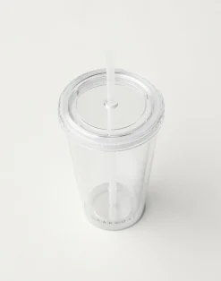 Iced Drink Tumbler (Clear)*CHARCOAL Fashion