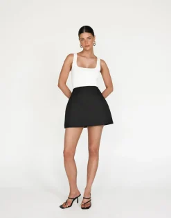 Ines Mini Skirt (Black)*CHARCOAL Online