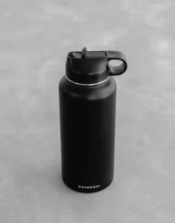 Insulated Water Bottle (Black)*CHARCOAL Outlet