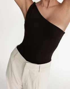 Isa Bodysuit (Chocolate)*CHARCOAL Clearance