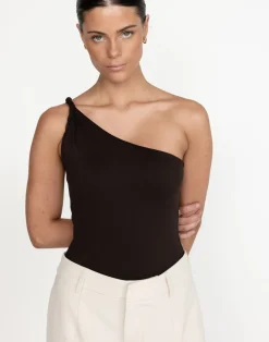 Isa Bodysuit (Chocolate)*CHARCOAL Clearance