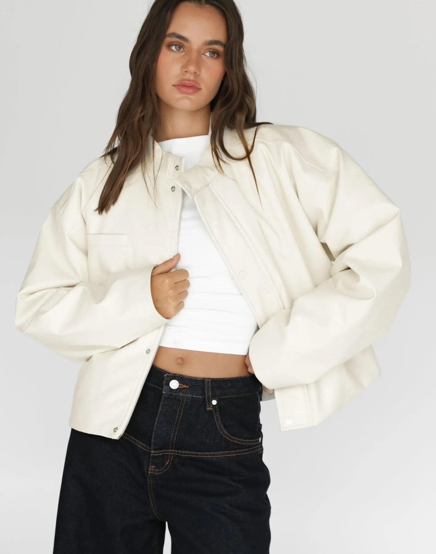 Isaiah Jacket (Oat)*CHARCOAL Sale