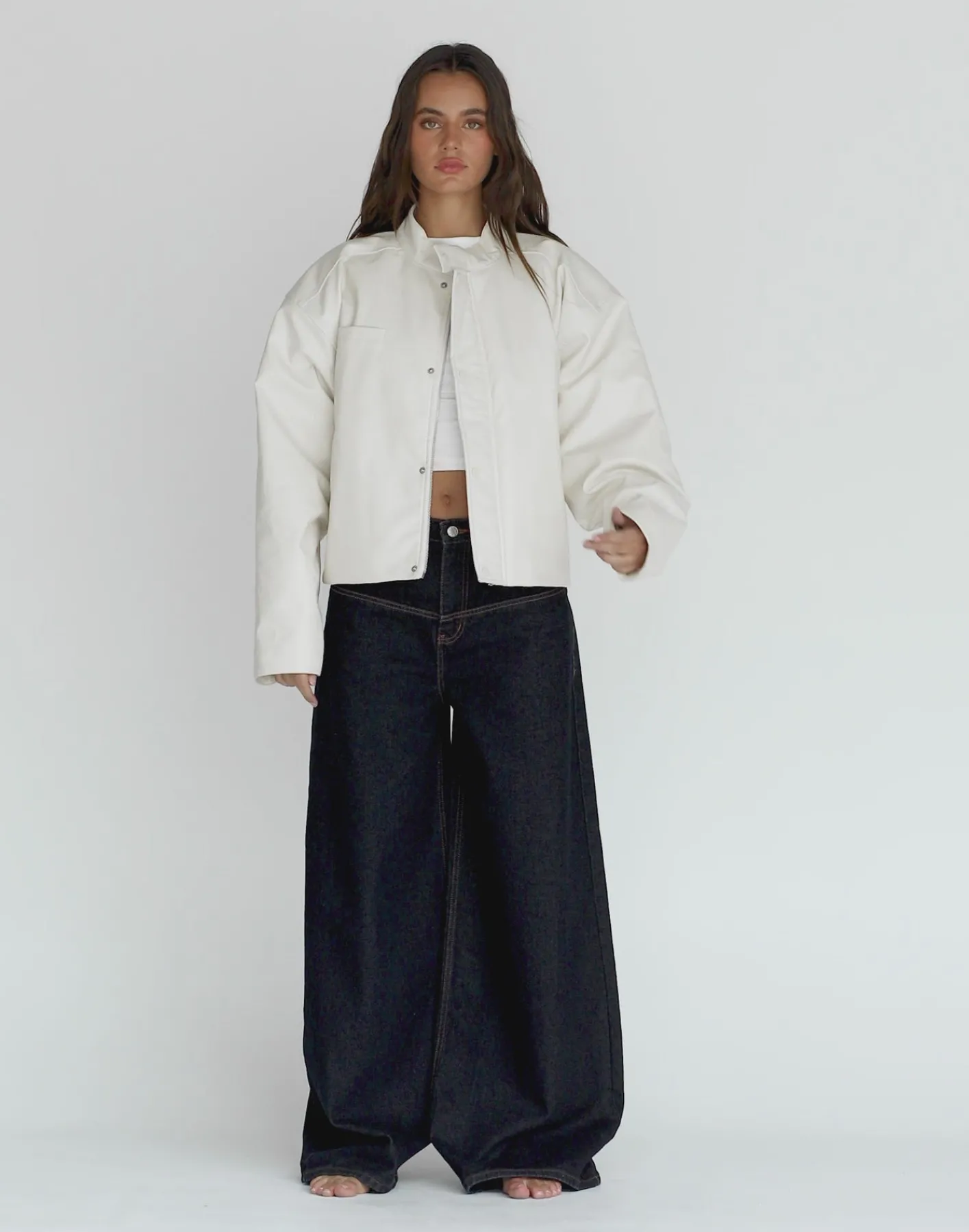 Isaiah Jacket (Oat)*CHARCOAL Sale