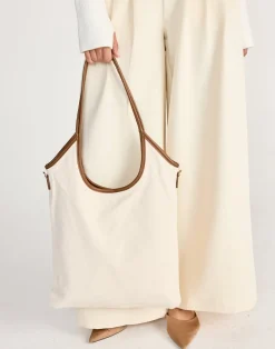 Isobel Shoulder Bag (Natural Linen) - By Billini*CHARCOAL CLOTHING Online